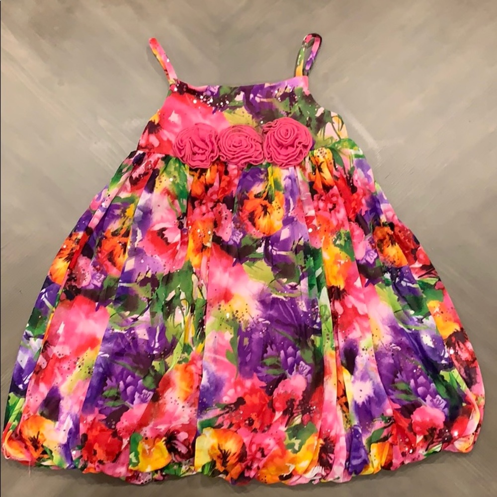 Bonnie Jean Girl’s Floral Dress
